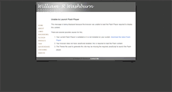 Desktop Screenshot of billwashburn.com